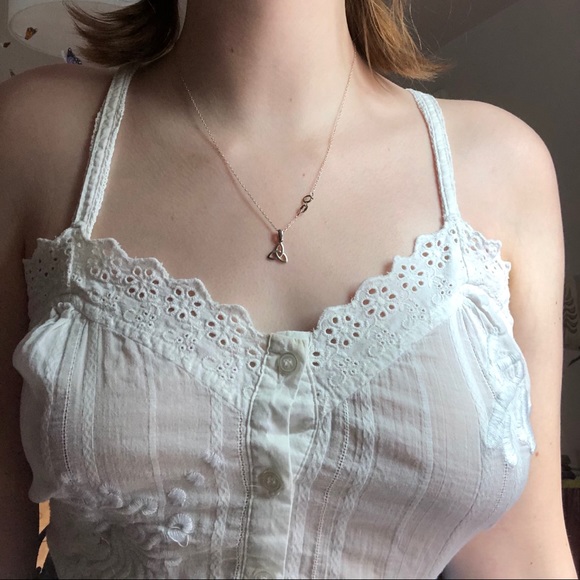 Vintage Lace Eyelet Top - Picture 2 of 4